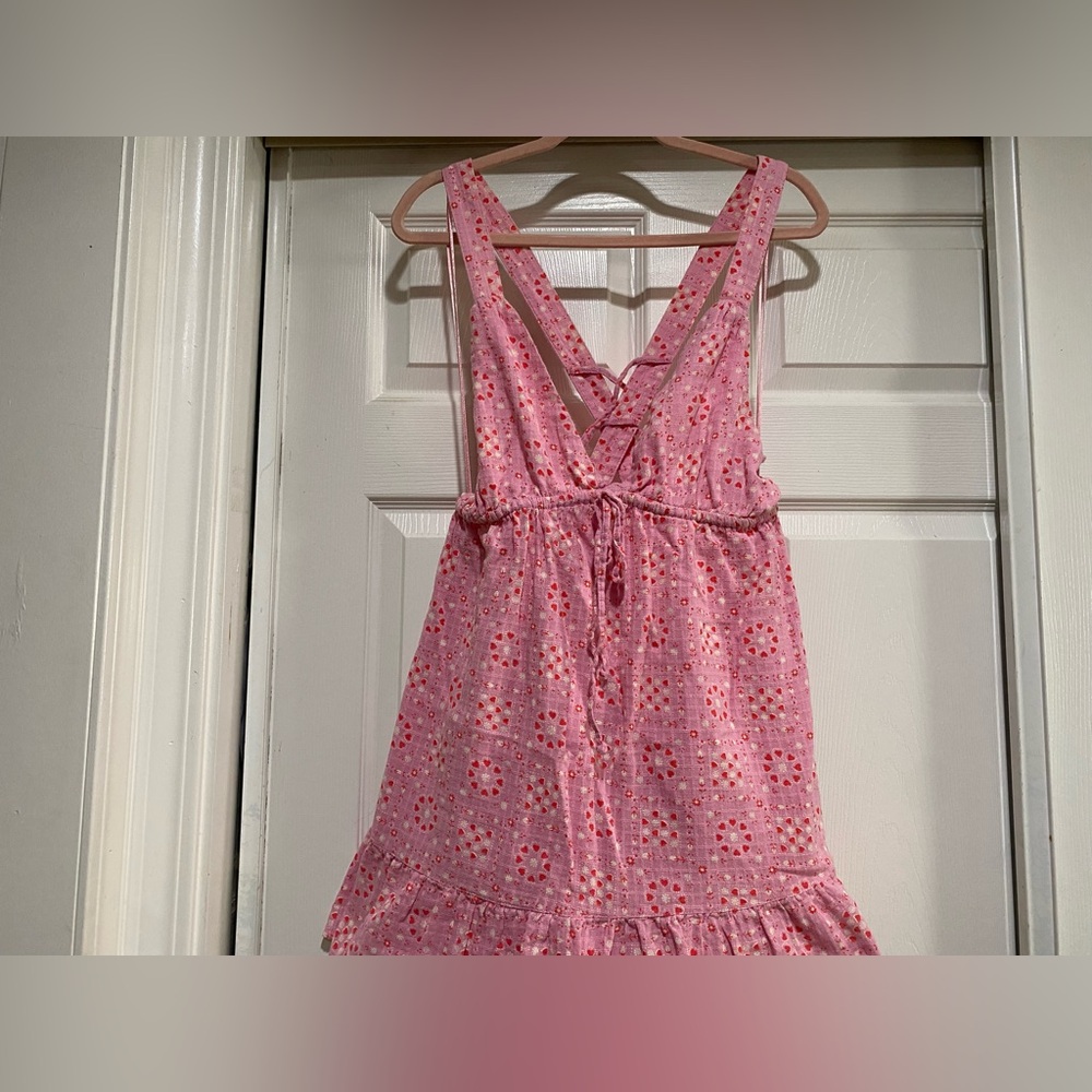 Urban Outfitters Hansel Printed Strappy-Back Mini Dress Size Medium‎ - Picture 6 of 13
